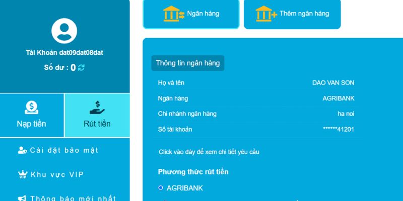 Xác nhận giao dịch rút tiền HI88